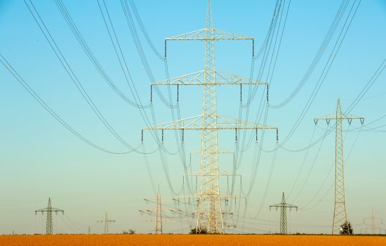 gray metal electricity tower